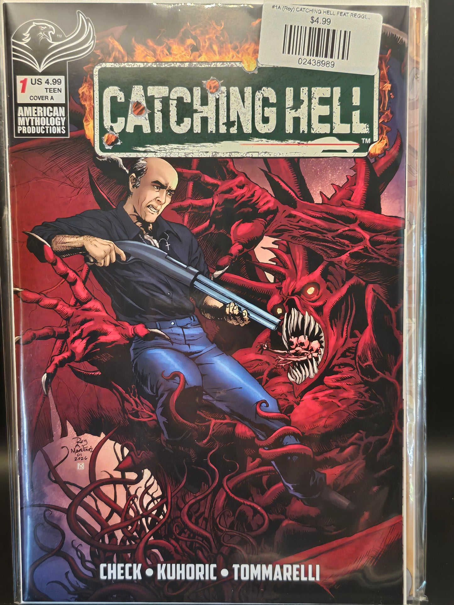 #1A (Roy) CATCHING HELL FEAT REGGIE BANNISTER (ROY ALLAN MARTINEZ Previously Solicted Thru Diamond)