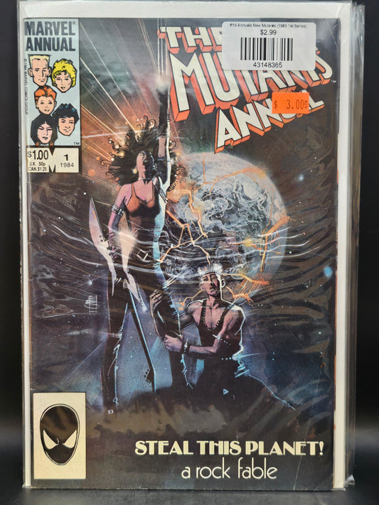#1d Annuals New Mutants (1983 1st Series)