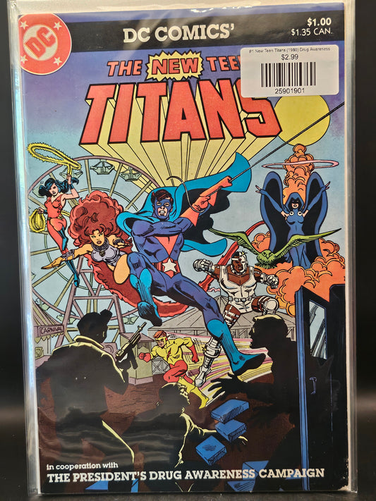 #1 New Teen Titans (1980) Drug Awareness
