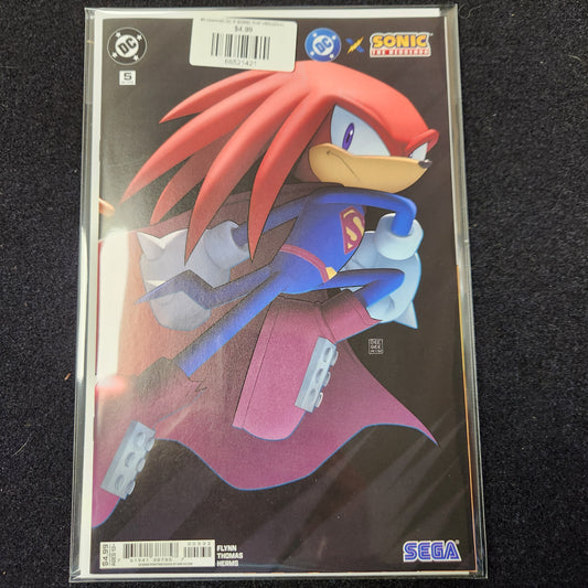 #5 (Second) DC X SONIC THE HEDGEHOG (Second Printing Deegeemin Connecting OF 5)
