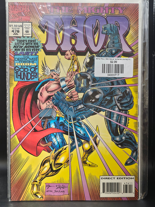 #476d Thor (1962 Marvel 1st Series Journey Into Mystery)