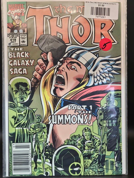 #419n Thor (1962 Marvel 1st Series Journey Into Mystery)