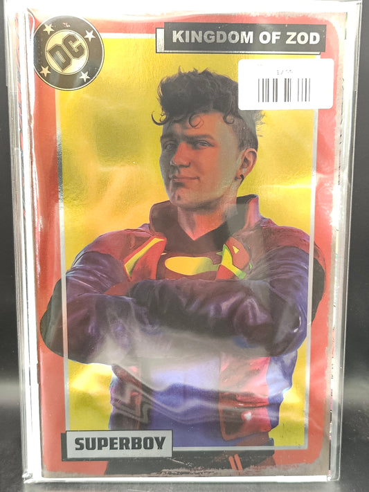 #16D (Mark) SUPERMAN UNLIMITED (MARK SPEARS KINGDOM OF ZOD FOIL VAR KINGDOM OF ZOD)