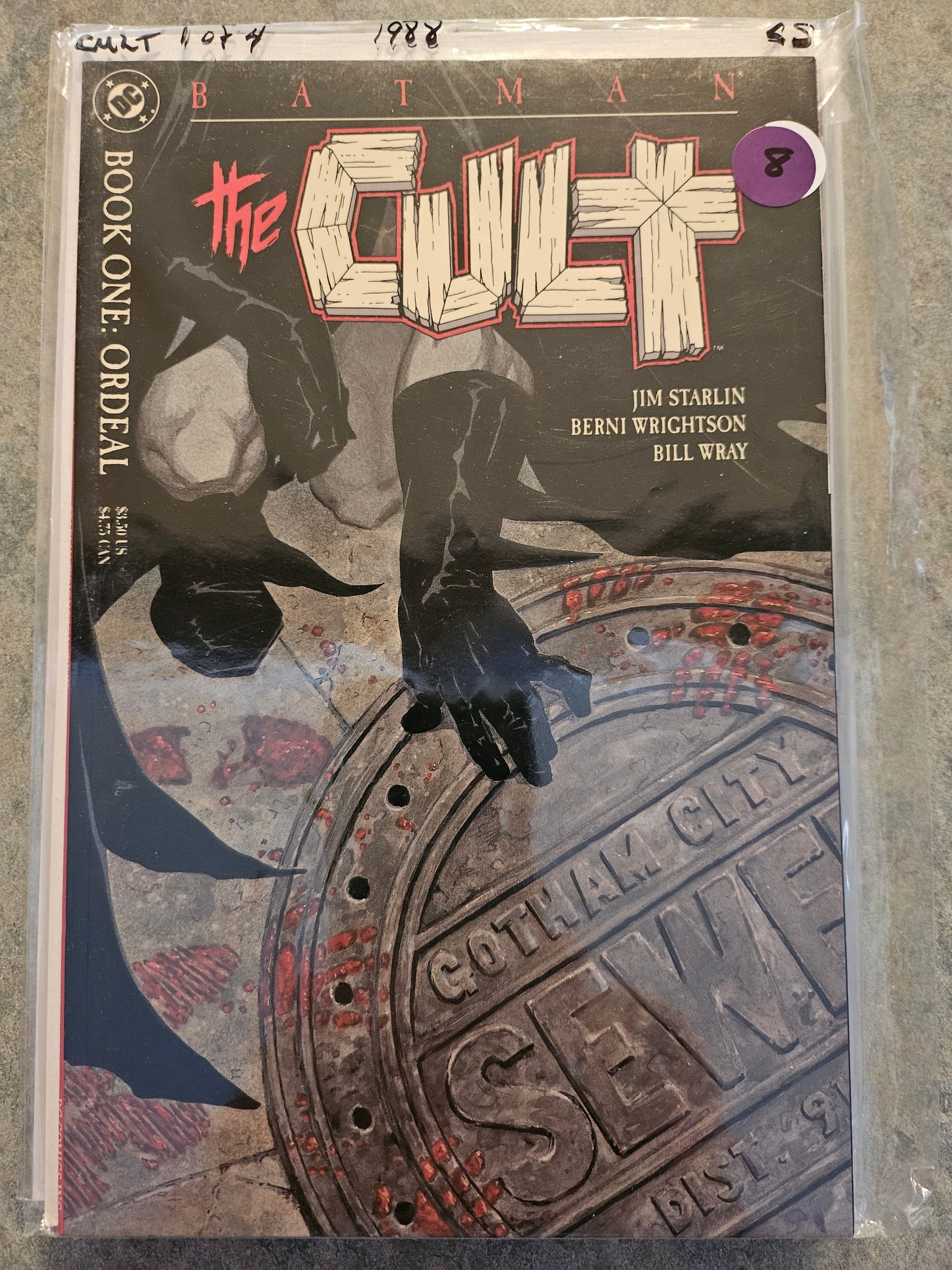 Batman: The Cult – DC Comics – (1988) – Volume 1 – Limited Series – #1 of 4