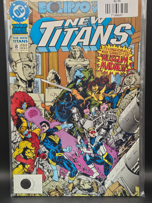 #8 Annuals New Teen Titans (1984 2nd Series) New Titans