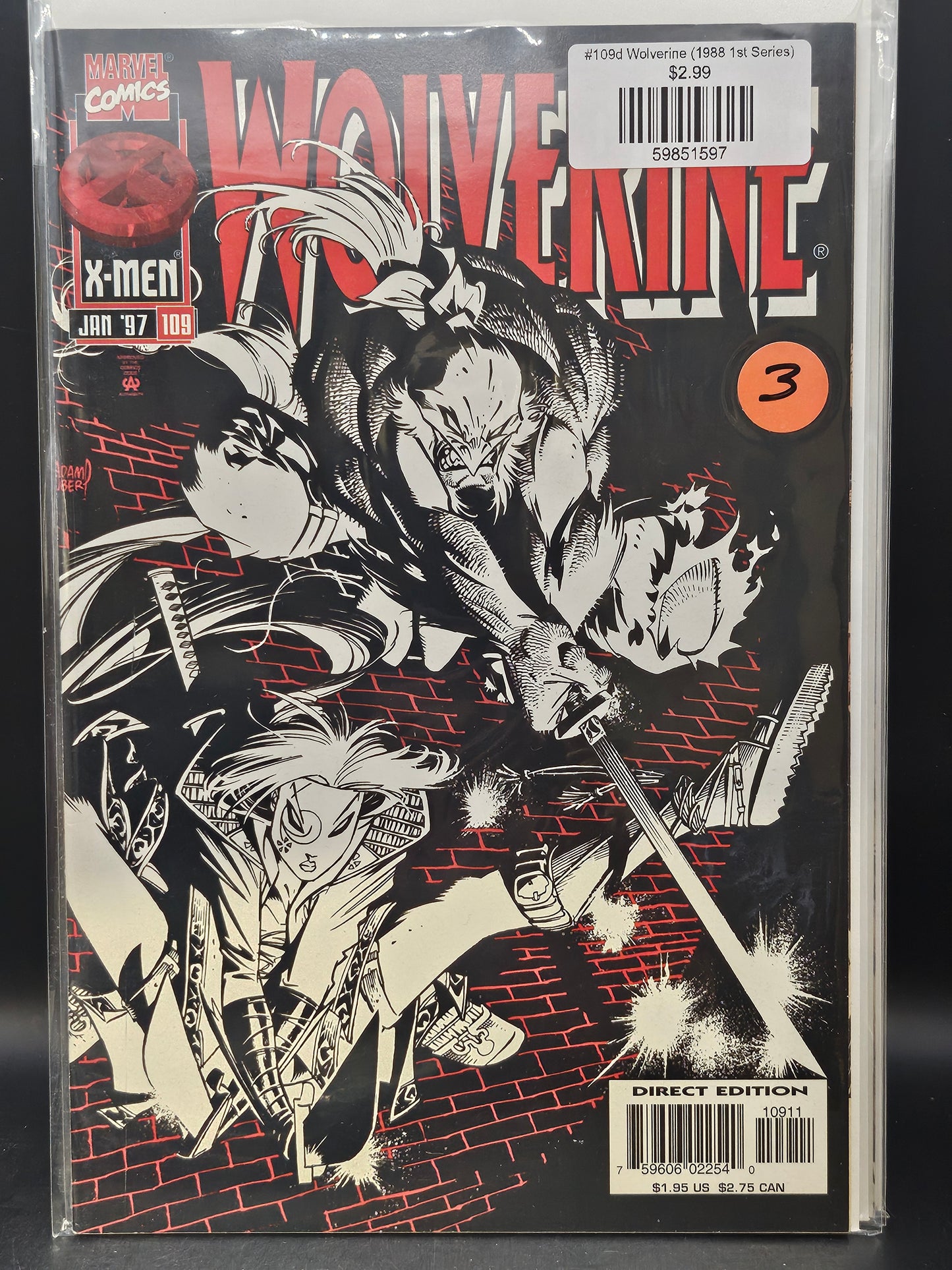 #109d Wolverine (1988 1st Series)