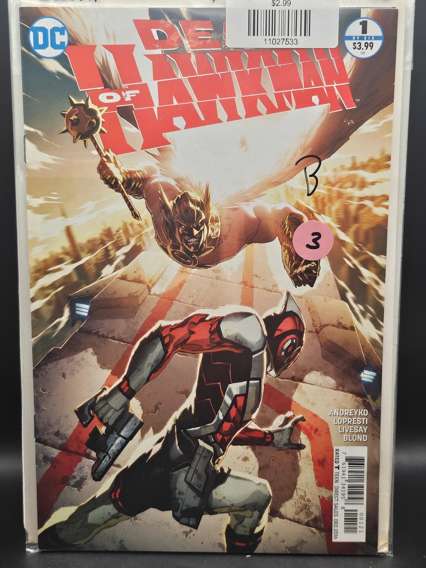 #1B Death of Hawkman (2016 DC)