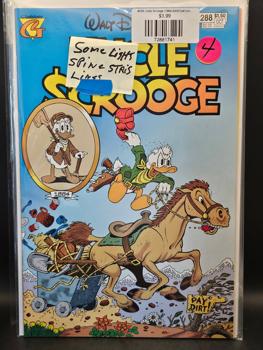 #288 Uncle Scrooge (1954-2008 Dell/Gold Key/Gladstone/Gemstone)