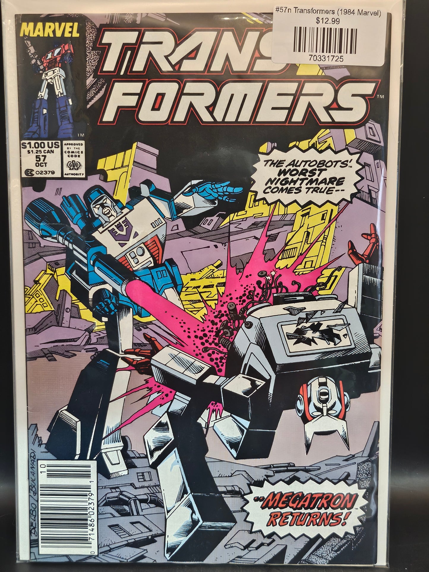 #57n Transformers (1984 Marvel)
