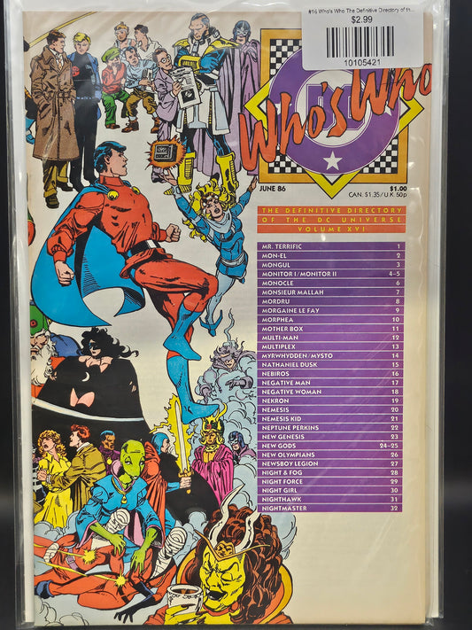 #16 Who's Who The Definitive Directory of the DC Universe (1985)