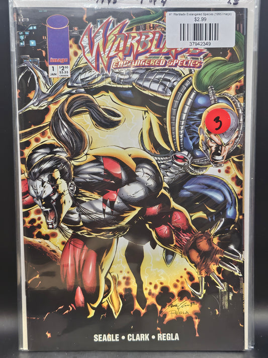 #1 Warblade Endangered Species (1995 Image)
