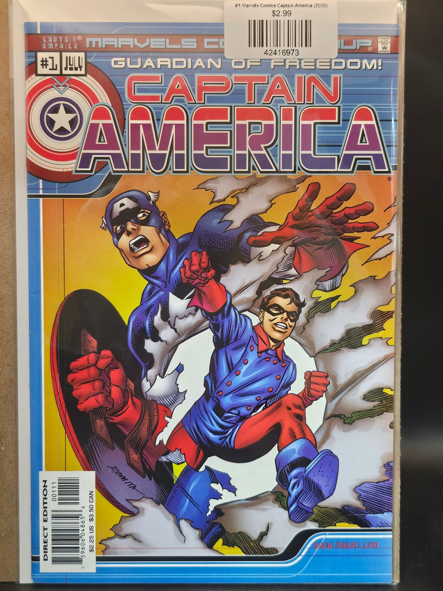 #1 Marvels Comics Captain America (2000)