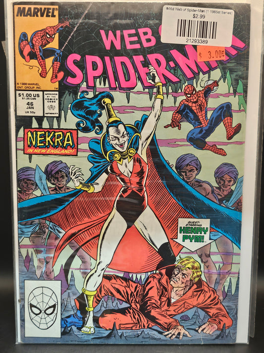 #46D Web of Spider-Man (1985 1st Series)