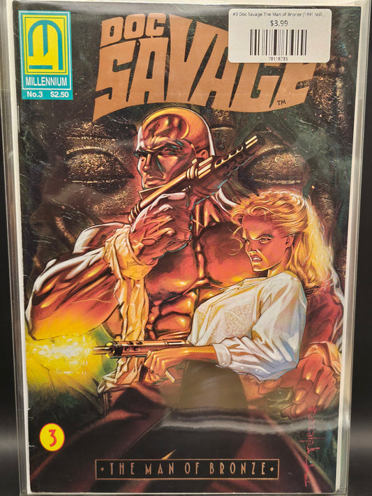 #3 Doc Savage The Man of Bronze (1991 Millennium)