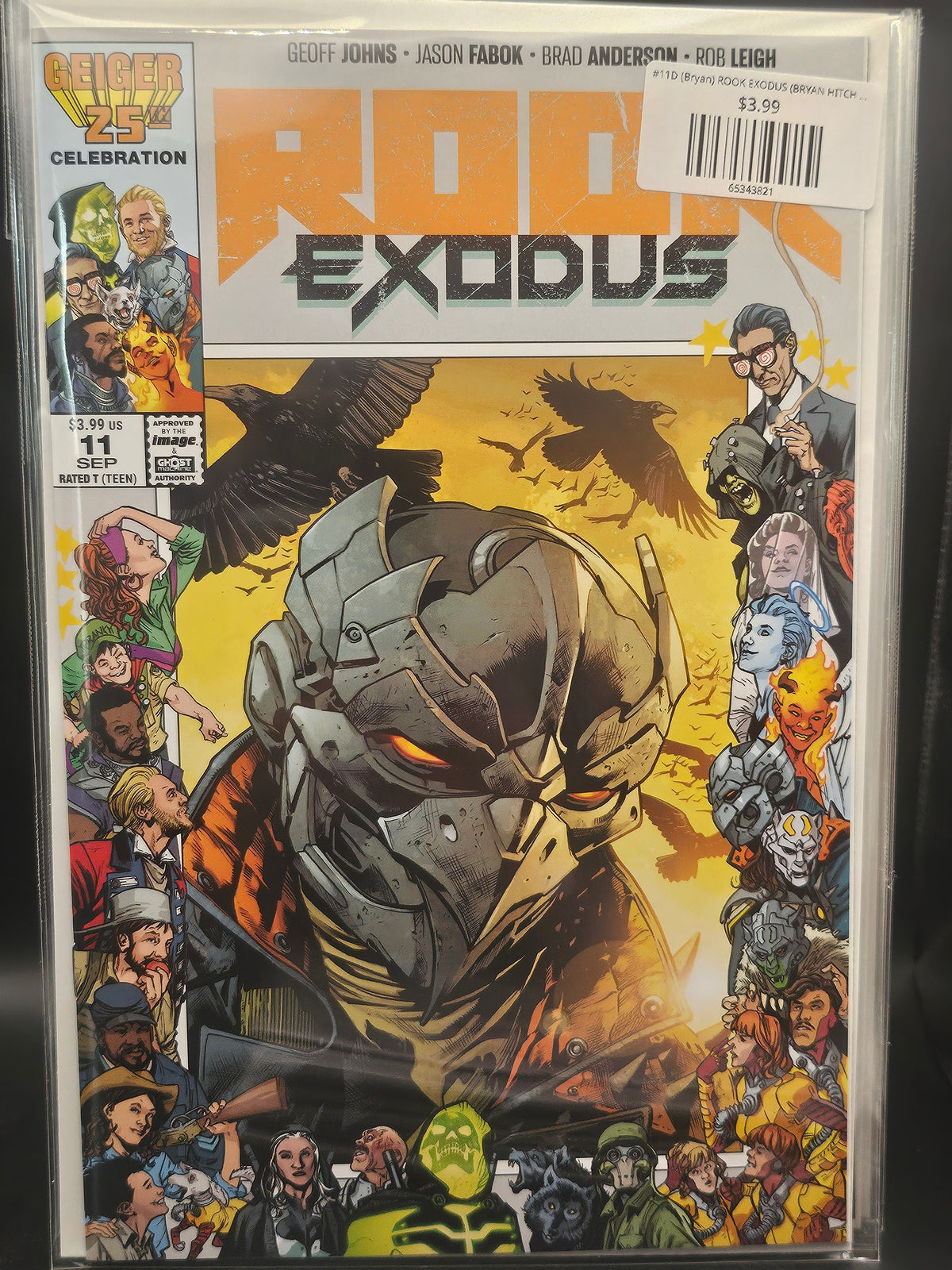 #11D (Bryan) ROOK EXODUS (BRYAN HITCH & BRAD ANDERSON GEIGER #25 ANNIVERSARY VAR)