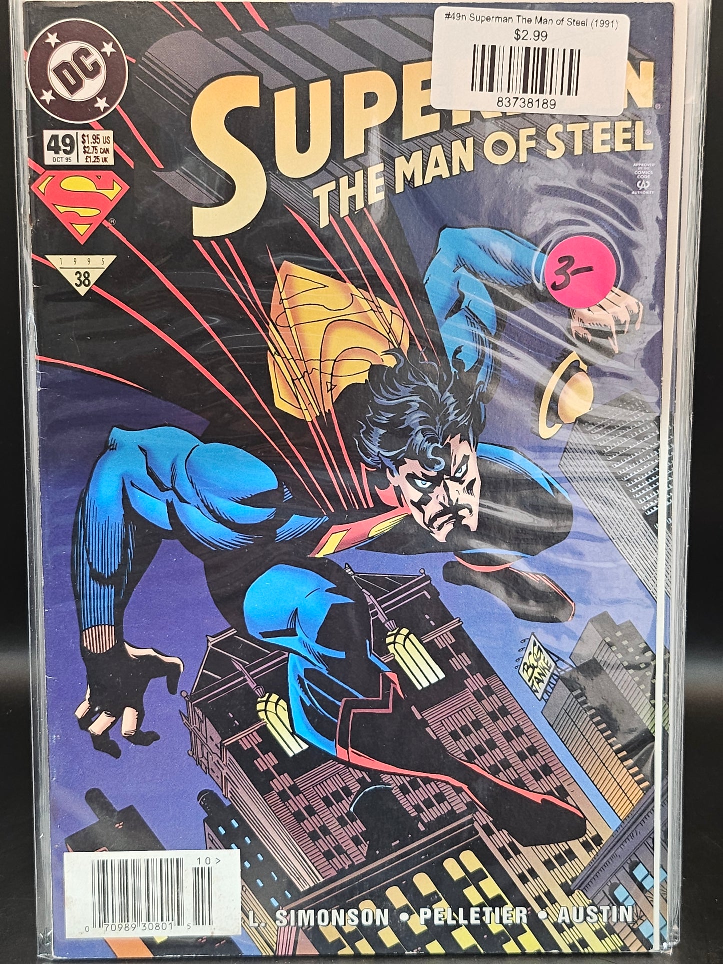 #49n Superman The Man of Steel (1991)