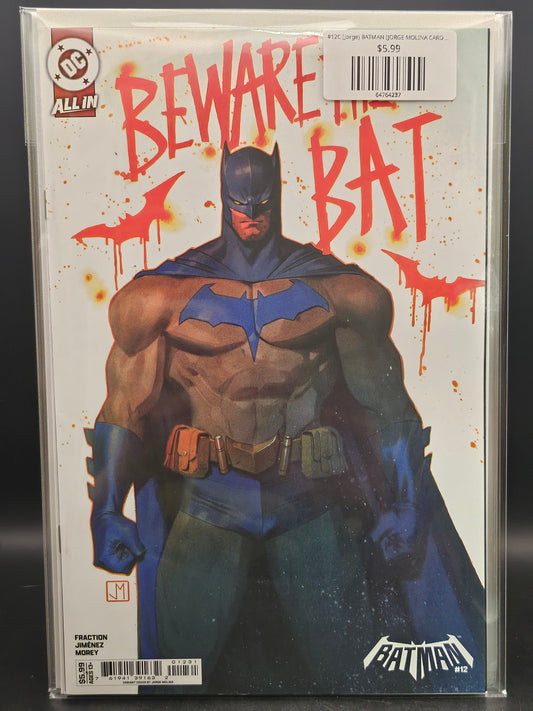 #12C (Jorge) BATMAN (JORGE MOLINA CARD STOCK VAR)