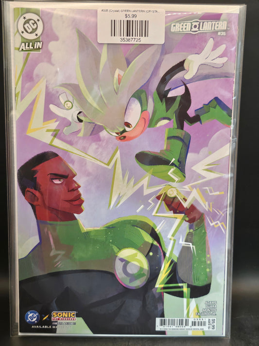 #35E (Crystal) GREEN LANTERN (CRYSTAL KUNG DC X SONIC CARD STOCK VAR)