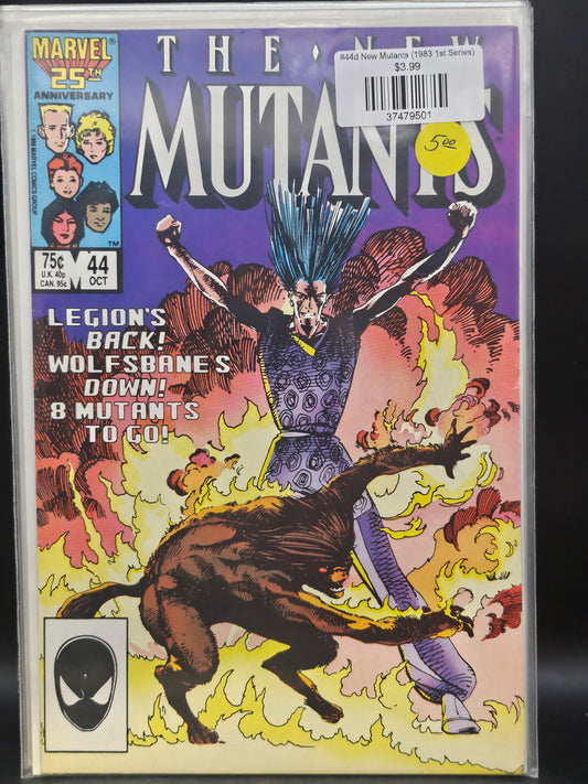 #44d New Mutants (1983 1st Series)
