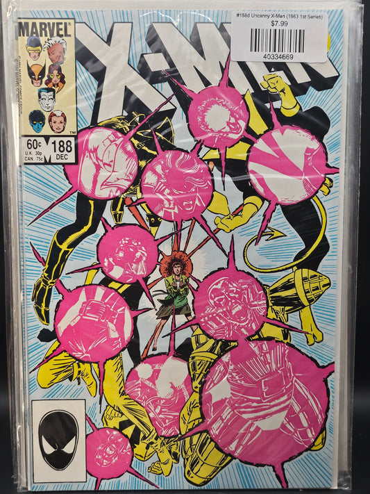 #188d Uncanny X-Men (1963 1st Series)