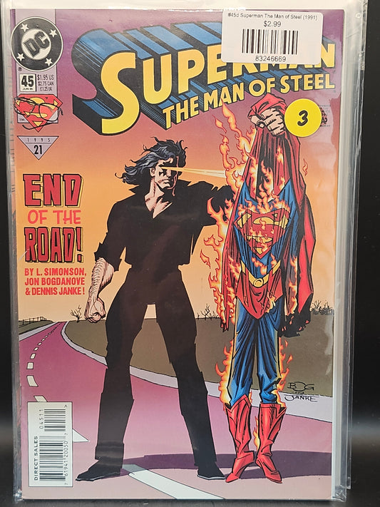 #45d Superman The Man of Steel (1991)