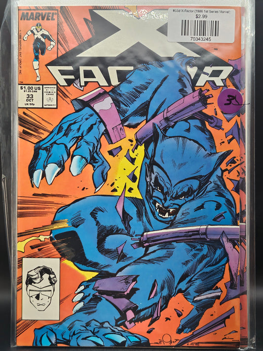 #33d X-Factor (1986 1st Series Marvel)