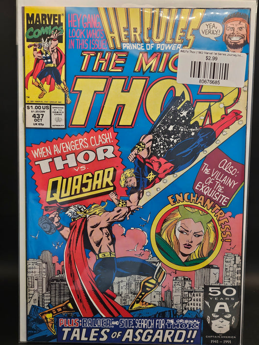 #437d Thor (1962 Marvel 1st Series Journey Into Mystery)