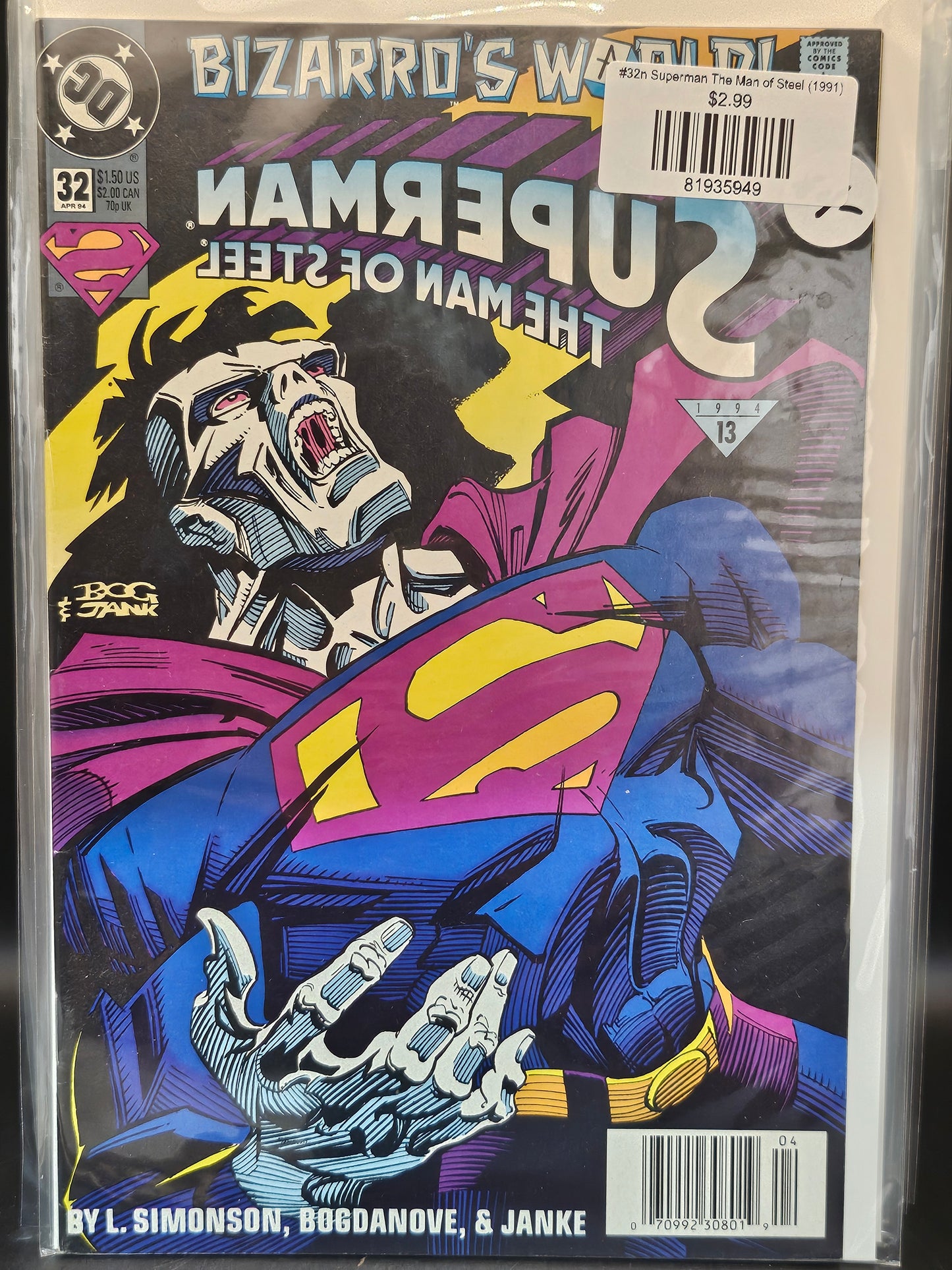 #38d Superman The Man of Steel (1991)