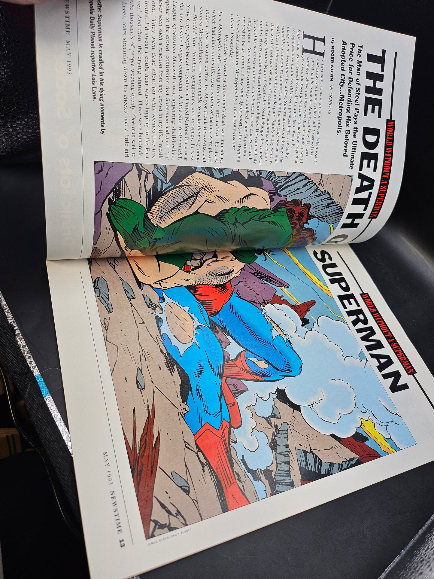 Daily Planet newspaper-Final night posters-Direct Currents-1993 newstime magazine