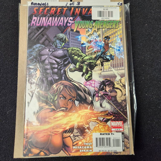 #1 Secret Invasion Runaways Young Avengers (2008)