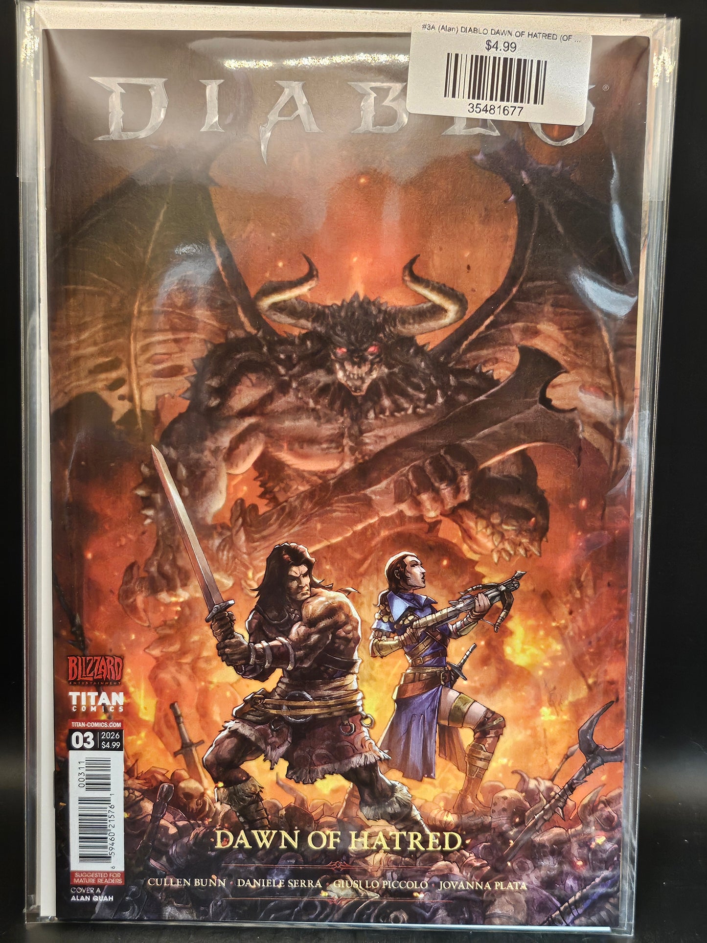 #3A (Alan) DIABLO DAWN OF HATRED (OF 4 ALAN QUAH MR)