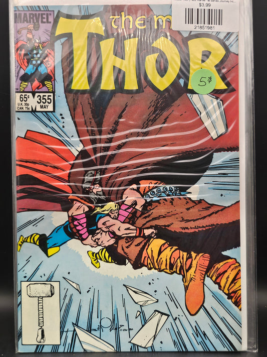 #355d Thor (1962 Marvel 1st Series Journey Into Mystery)