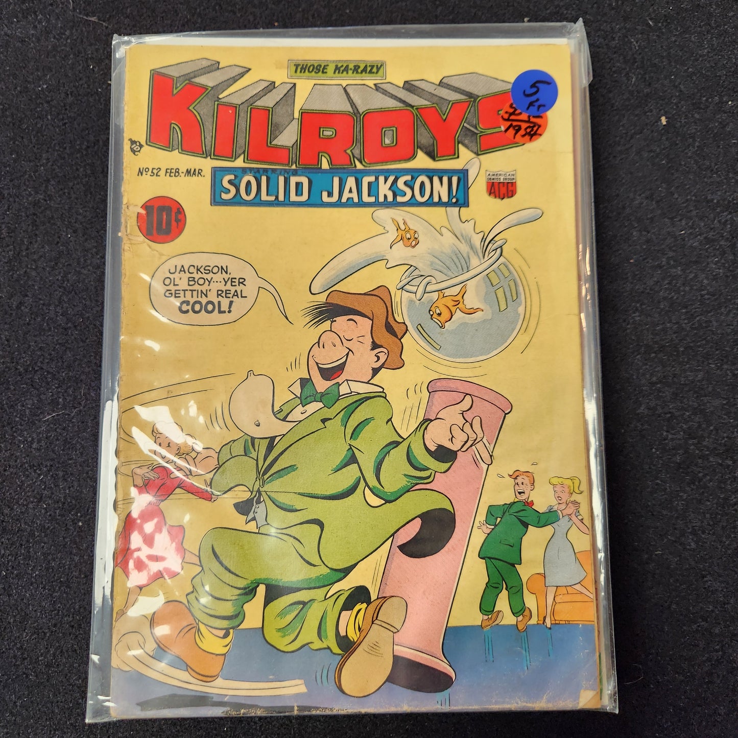 105.123 – Cartoon Odds - #52 - (Kilroys Features Solid Jackson)