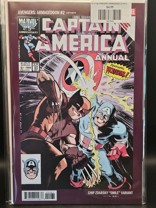 #2 (Chip) AVENGERS: ARMAGEDDON (CHIP ZDARSKY SMILE VARIANT)