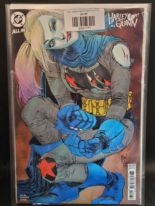#62C (Guillem) HARLEY QUINN (GUILLEM MARCH CARD STOCK VAR)