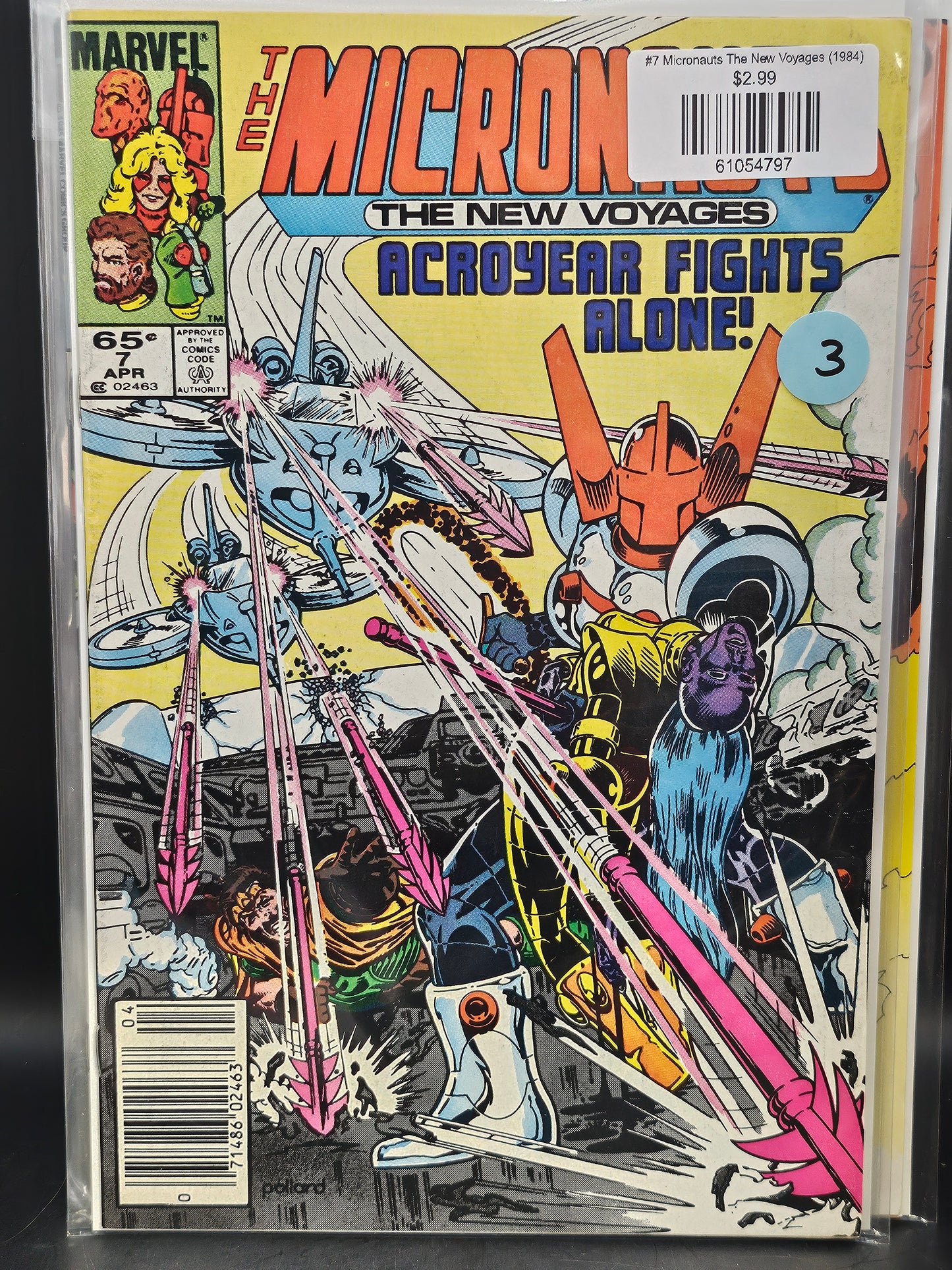 #7 Micronauts The New Voyages (1984)