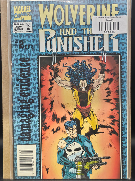 #2 Wolverine and the Punisher Damaging Evidence (1993 Marvel)