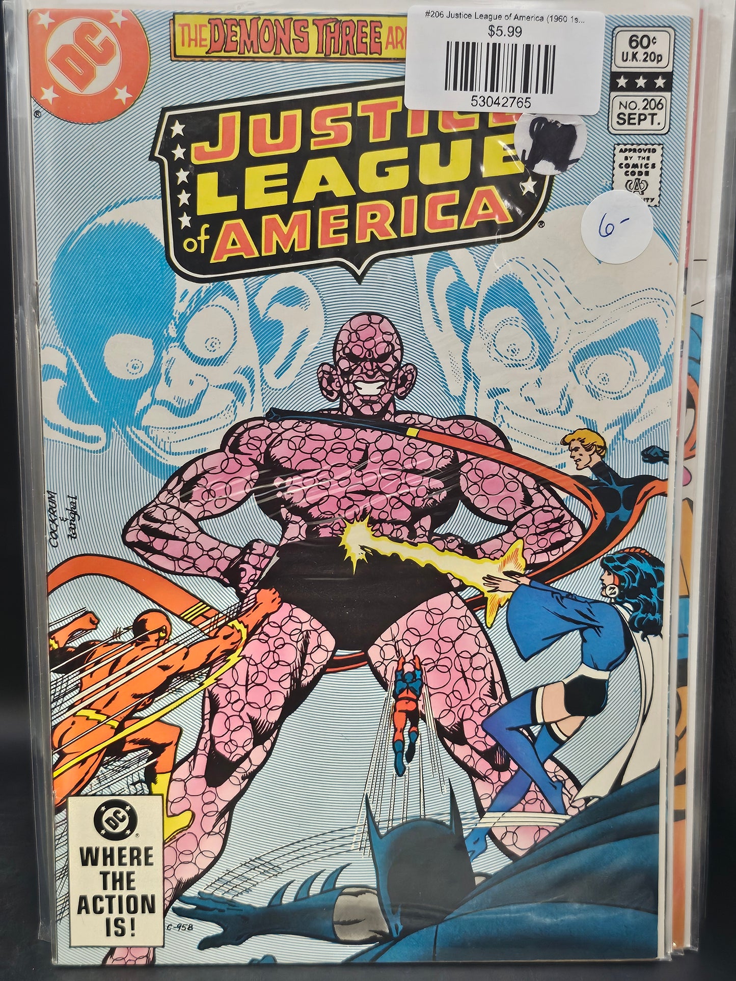 #206 Justice League of America (1960 1st Series)
