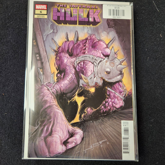 #6 (Juan Ferreyra) INFERNAL HULK (Foreshadow Variant)