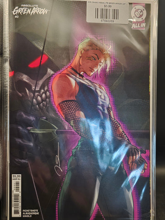 #2B (Gerald) ABSOLUTE GREEN ARROW (OF 6 GERALD PAREL CARD STOCK VAR)