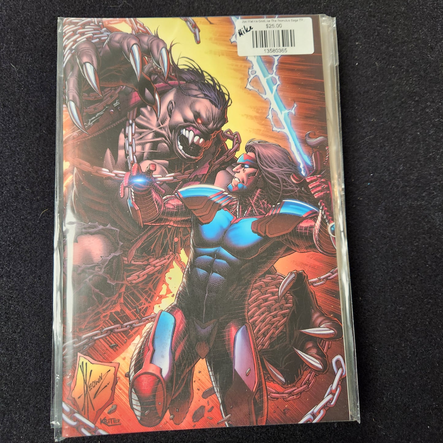 Jon Malin's GodLike The Romulus Saga TPB Virgin Cover