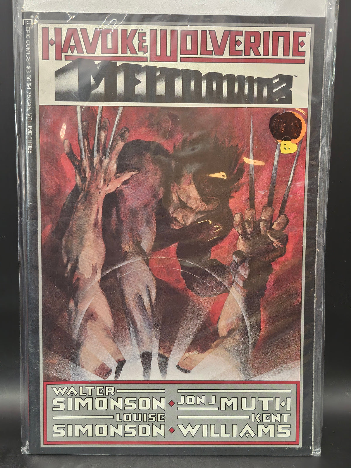 #1-4 Havok and Wolverine Meltdown (1988)