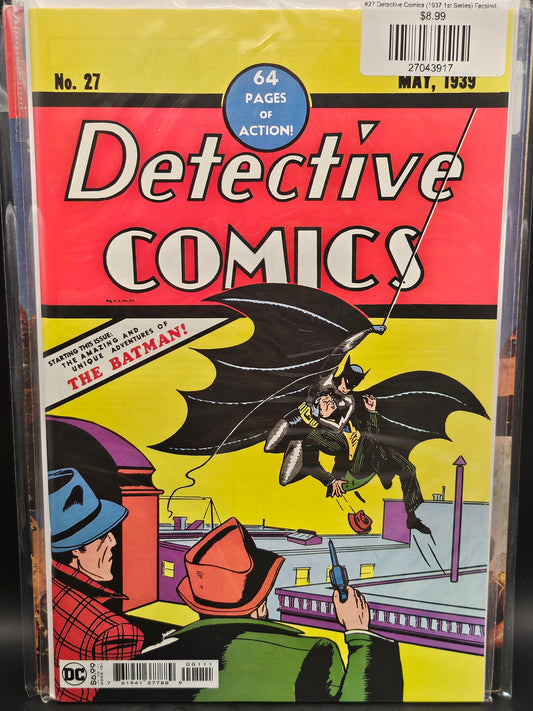 #27 Detective Comics (1937 1st Series) Facsimile Edition (9.4-9.8)