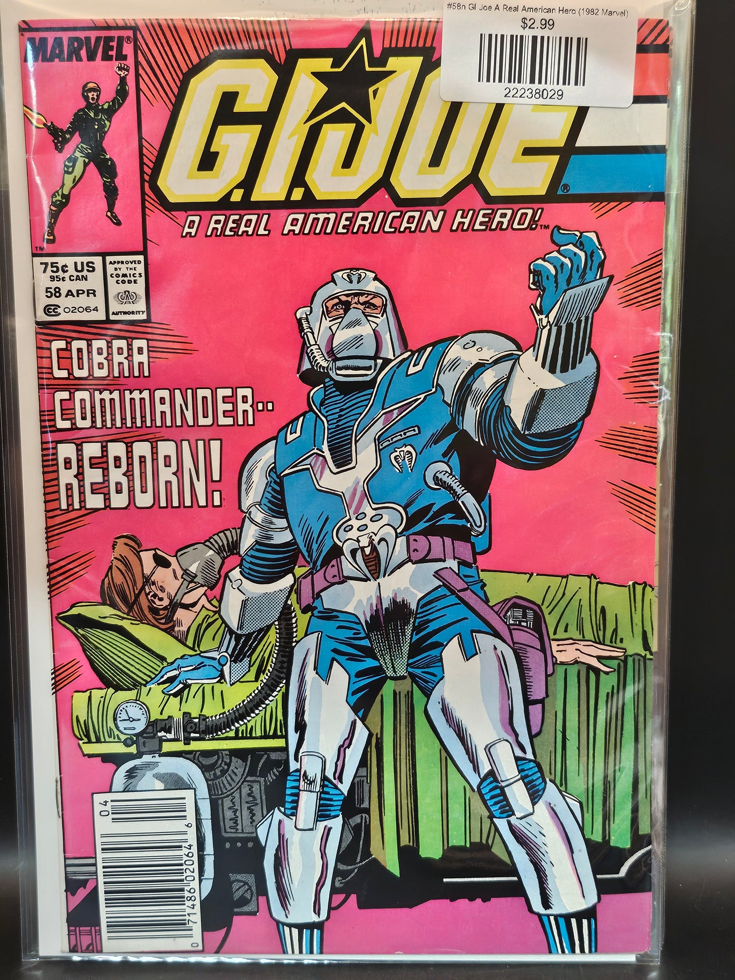 #58n GI Joe A Real American Hero (1982 Marvel)