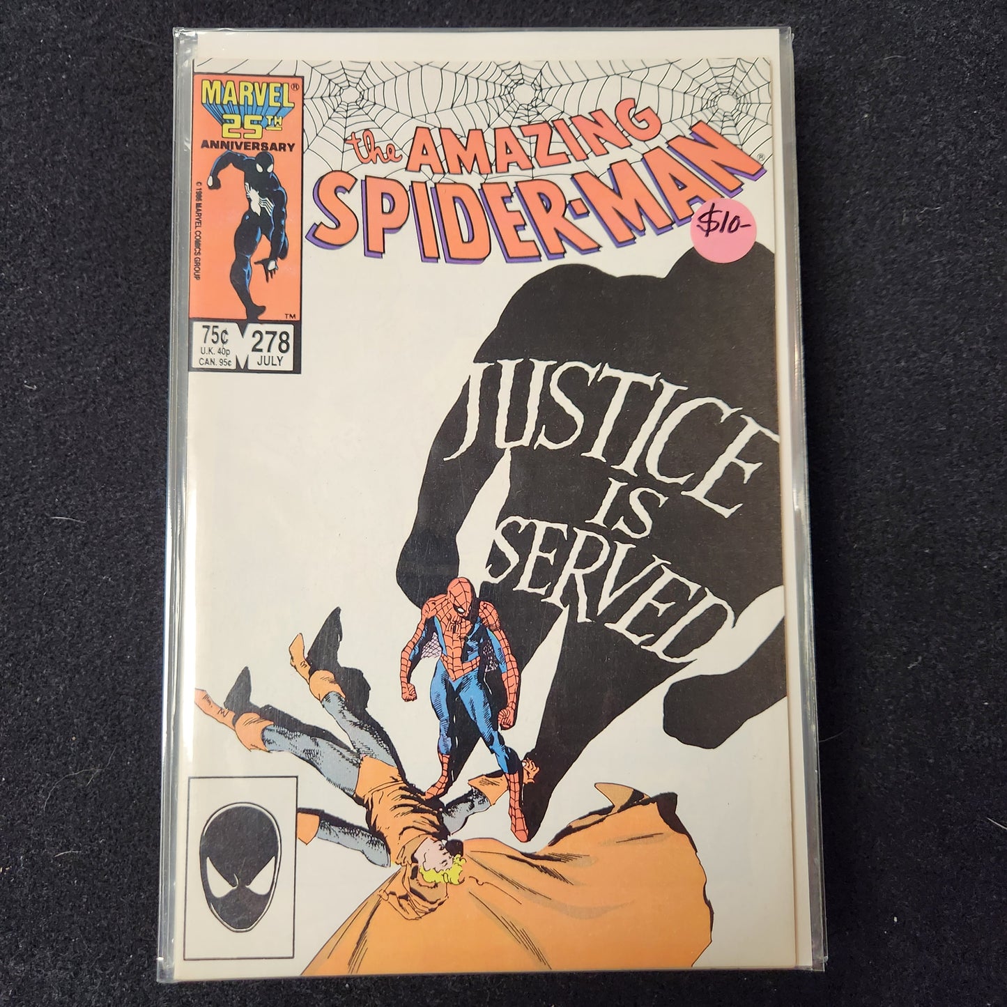 Amazing Spiderman V1 1963–1998 #278 (1986) — Justice Is Served