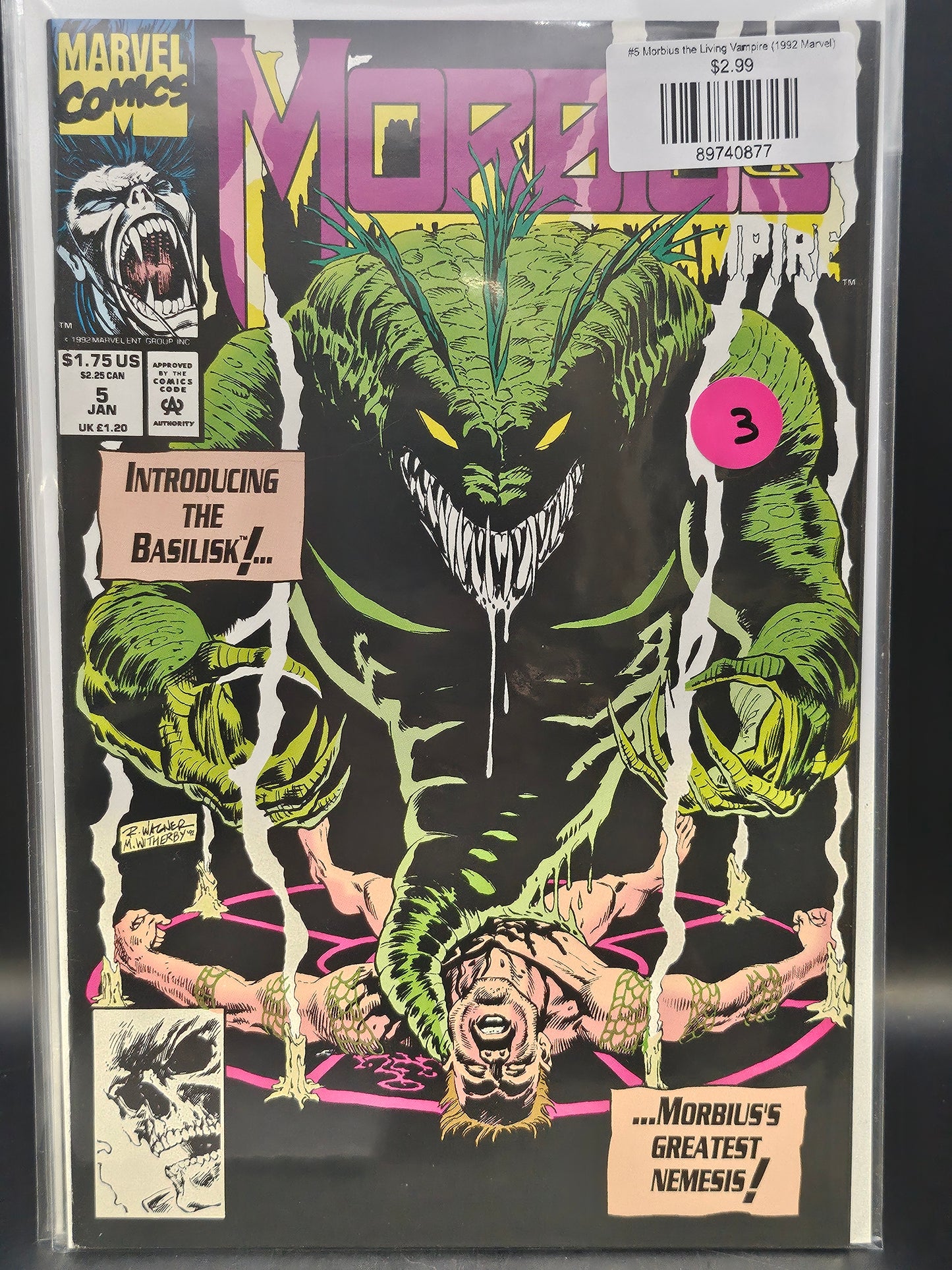 #5 Morbius the Living Vampire (1992 Marvel)