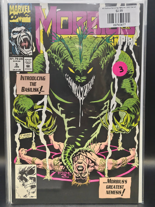 #5 Morbius the Living Vampire (1992 Marvel)