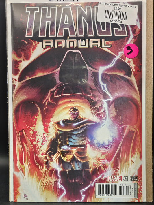 #1 Thanos (2016 Marvel) Annual