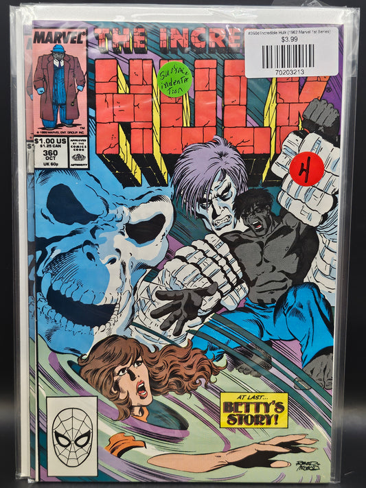 #360d Incredible Hulk (1962 Marvel 1st Series)