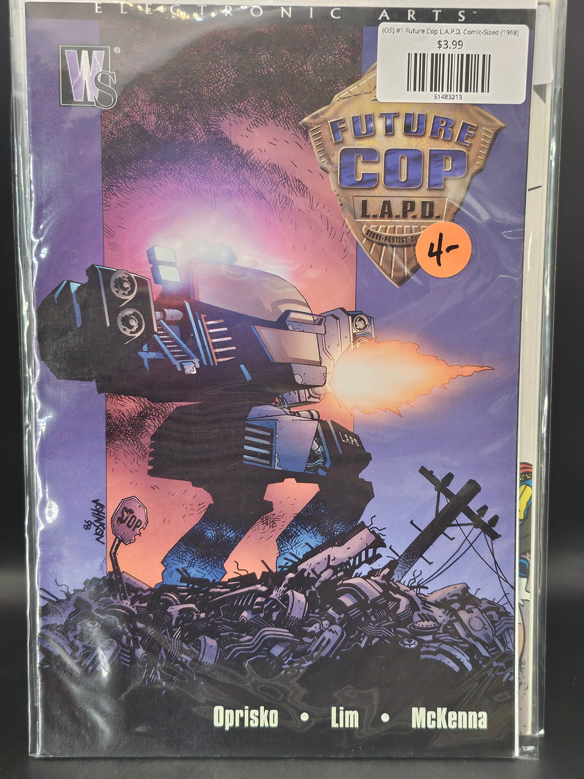(OS) #1 Future Cop L.A.P.D. Comic-Sized (1998)